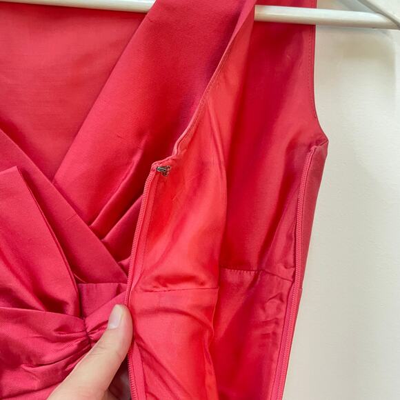 Kate Spade Mina All That Glitters Size 2 Pink Silk Front Bow Mini Sheath Dress - Picture 5 of 10